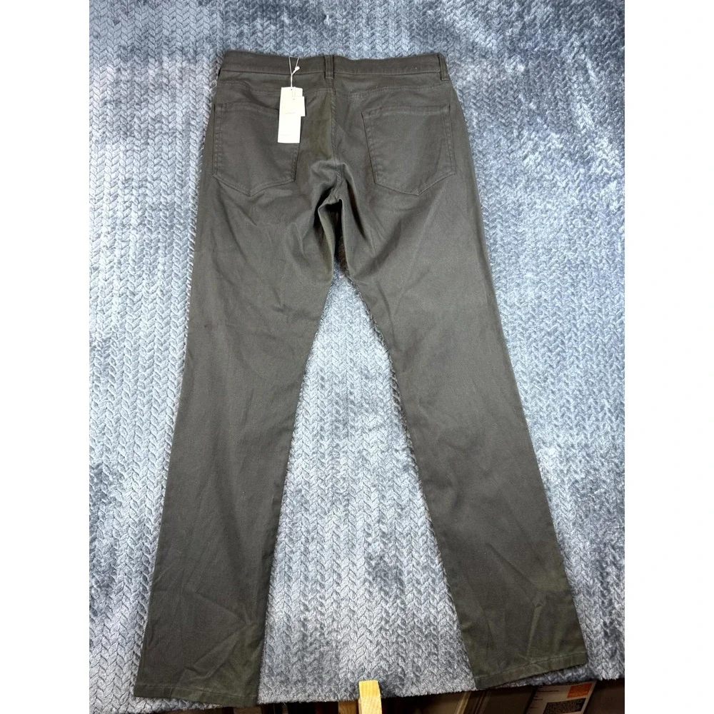 Vince Dylan Slim 5 Pocket Pants Mens 31 Brown Twill Cotton Stretch Mid Rise